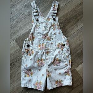 Oshkosh Floral Print Overalls